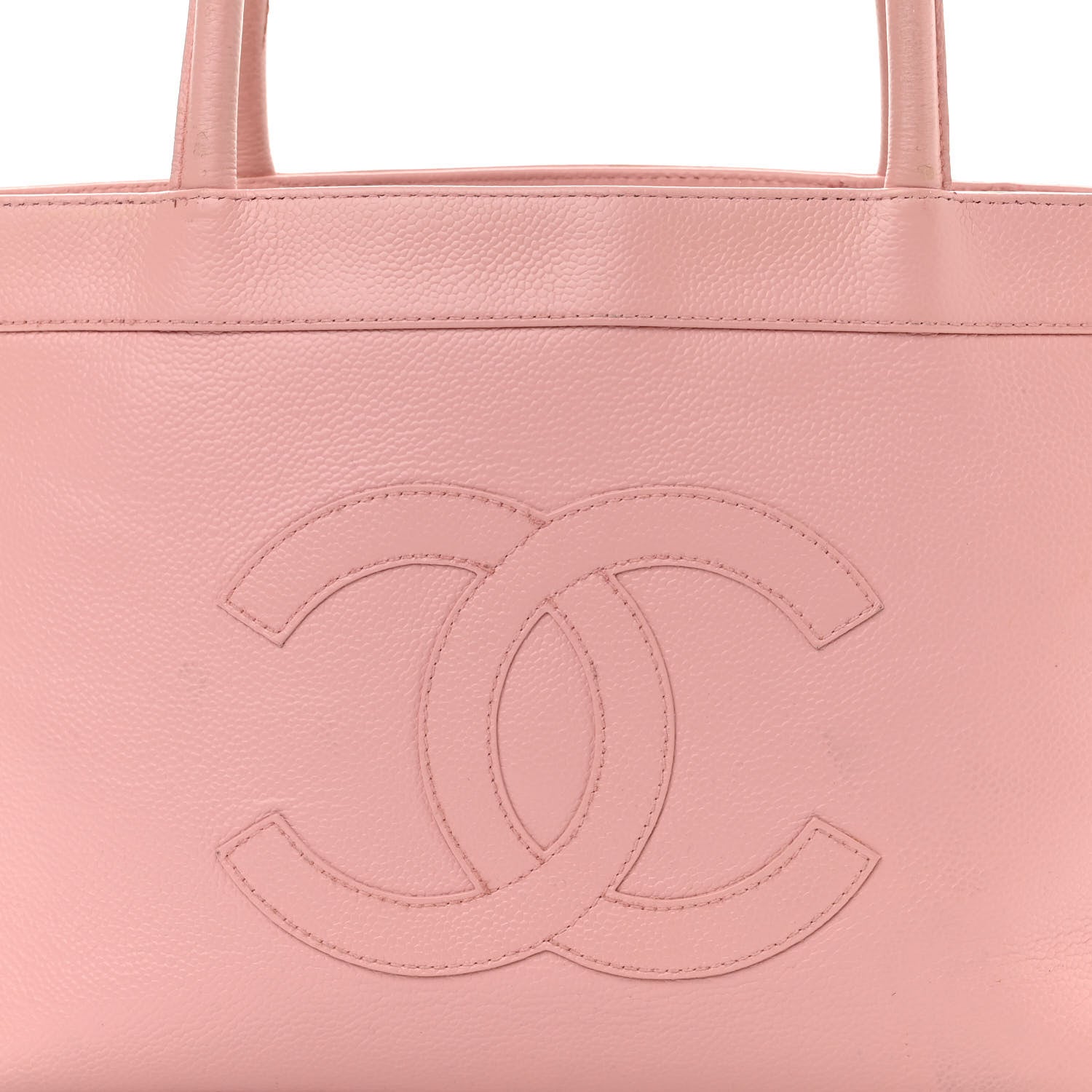 Chanel Caviar CC Tote Pink 8 of 20