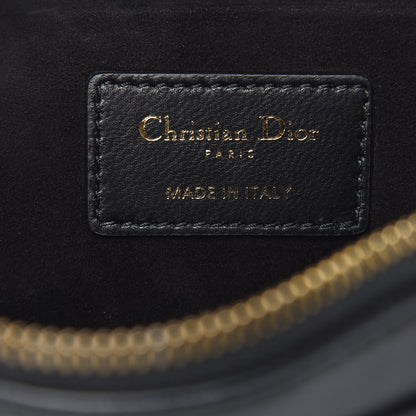 Christian Dior Lambskin Cannage DiorQuake Pouch Black 6 of 9