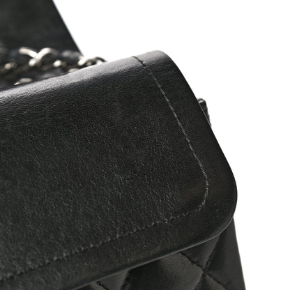 Chanel Lambskin Quilted Medium Double Flap Black 19 of 24