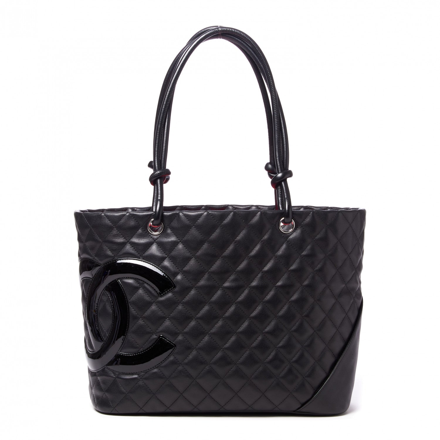 Chanel Calfskin Quilted Large Cambon Tote Black 1 of 8
