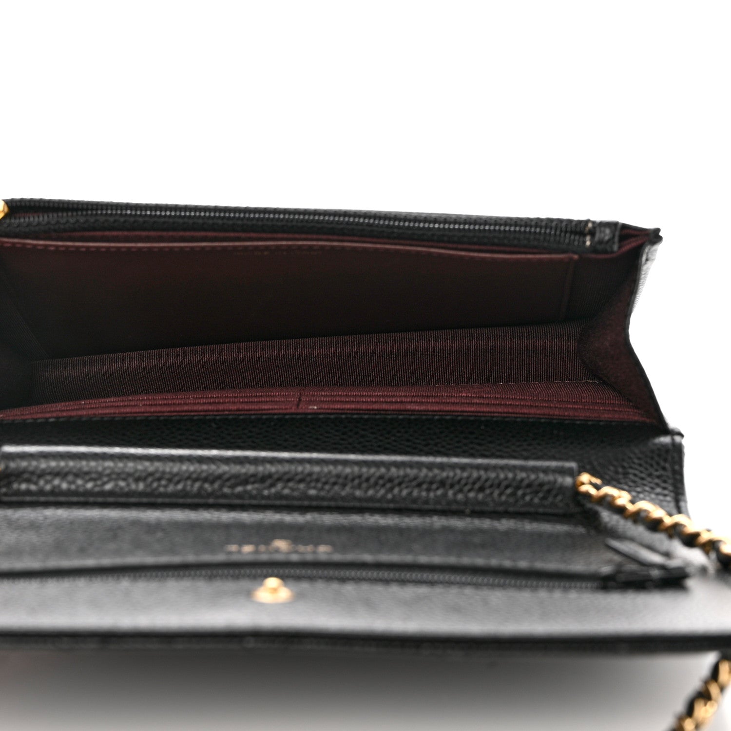Chanel Caviar Quilted Wallet on Chain WOC Black 5 of 11