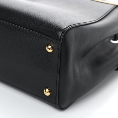 Fendi Vitello Elite Petite 2Jours Tote Black 8 of 9