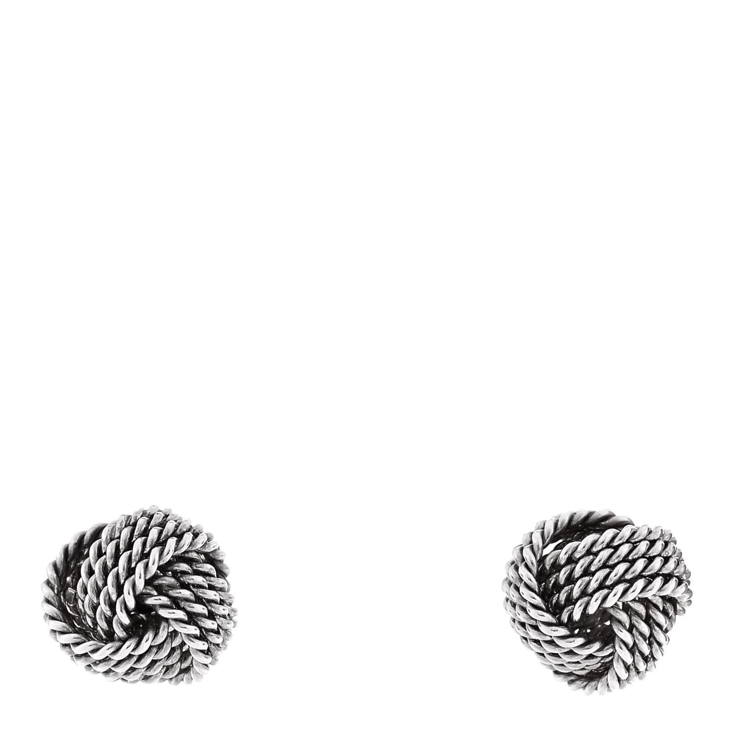 Sterling Silver Twist Knot Earrings