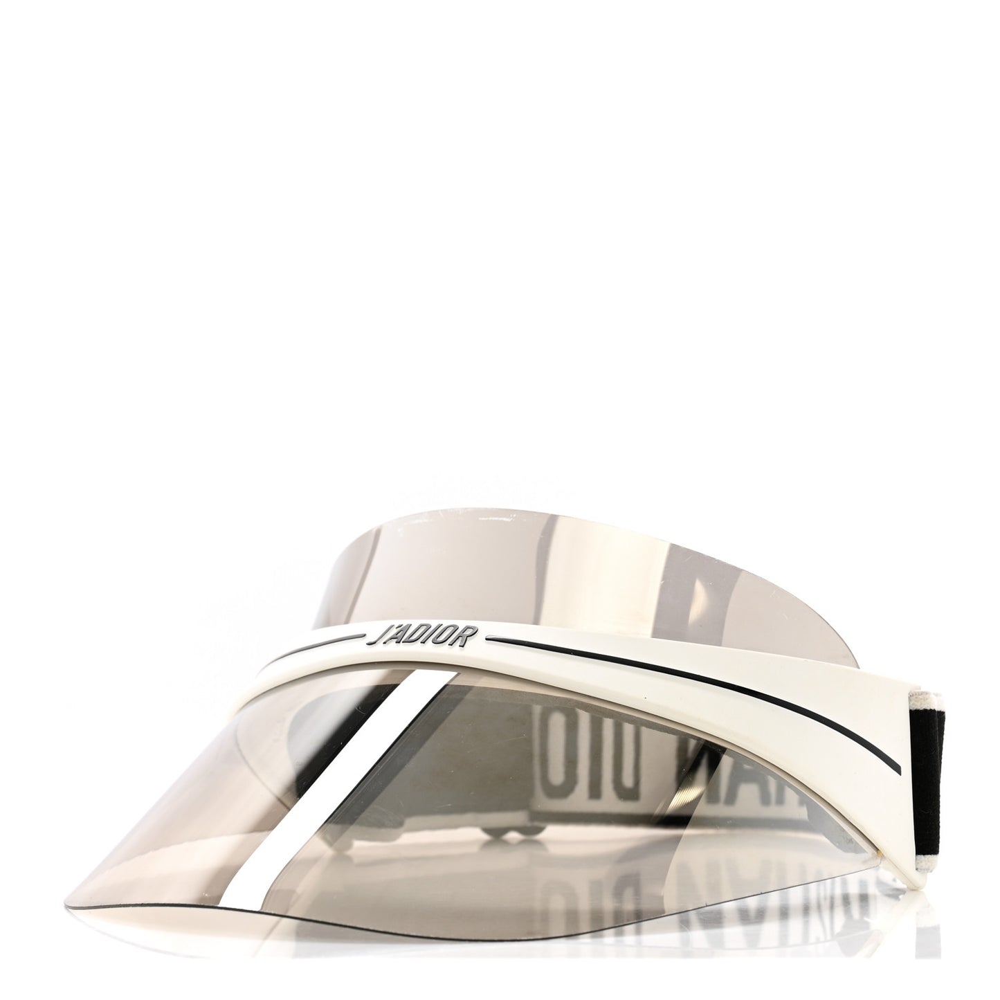 Mirrored DiorClub1 Sun Visor Silver