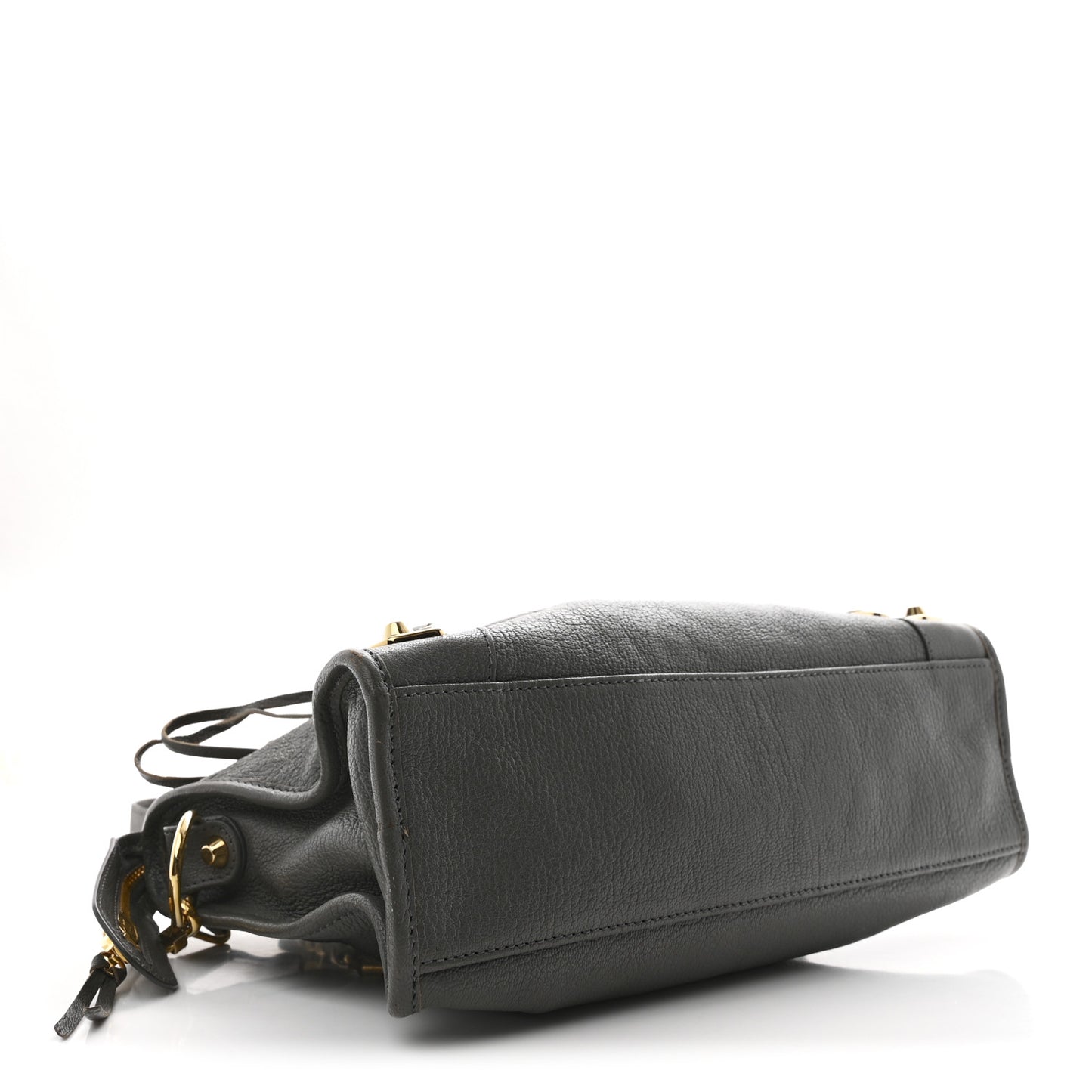 Chevre Gold Metallic Edge Hardware S City Gris Acier