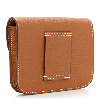 Hermes Epsom Constance Slim Wallet Gold 4 of 11