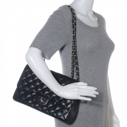 Chanel Caviar Jumbo Single Flap Black 2 of 7