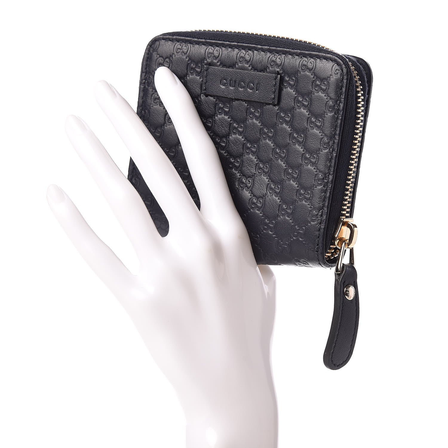 Gucci Microguccissima Compact Wallet Navy 2 of 9