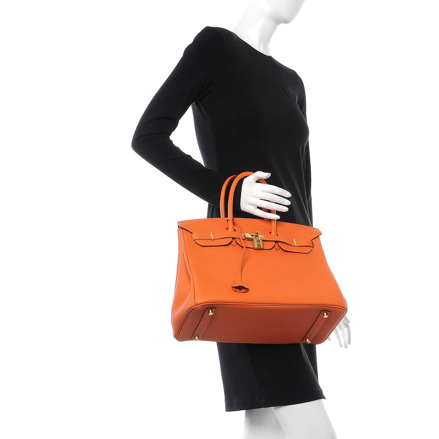 Togo Birkin 35 Orange