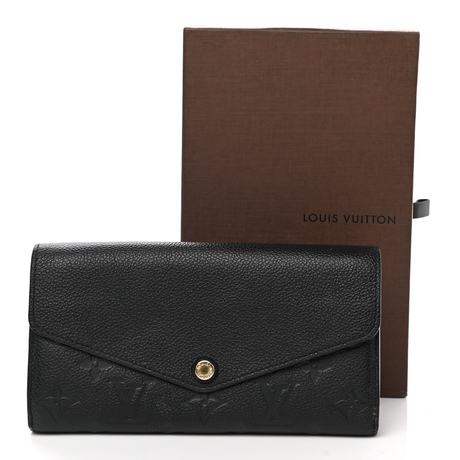 Louis Vuitton Empreinte Sarah Wallet NM Black 9 of 9