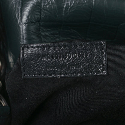Saint Laurent Crocodile Embossed Calfskin Monogram Medium Niki Chain Satchel Algea 8 of 11