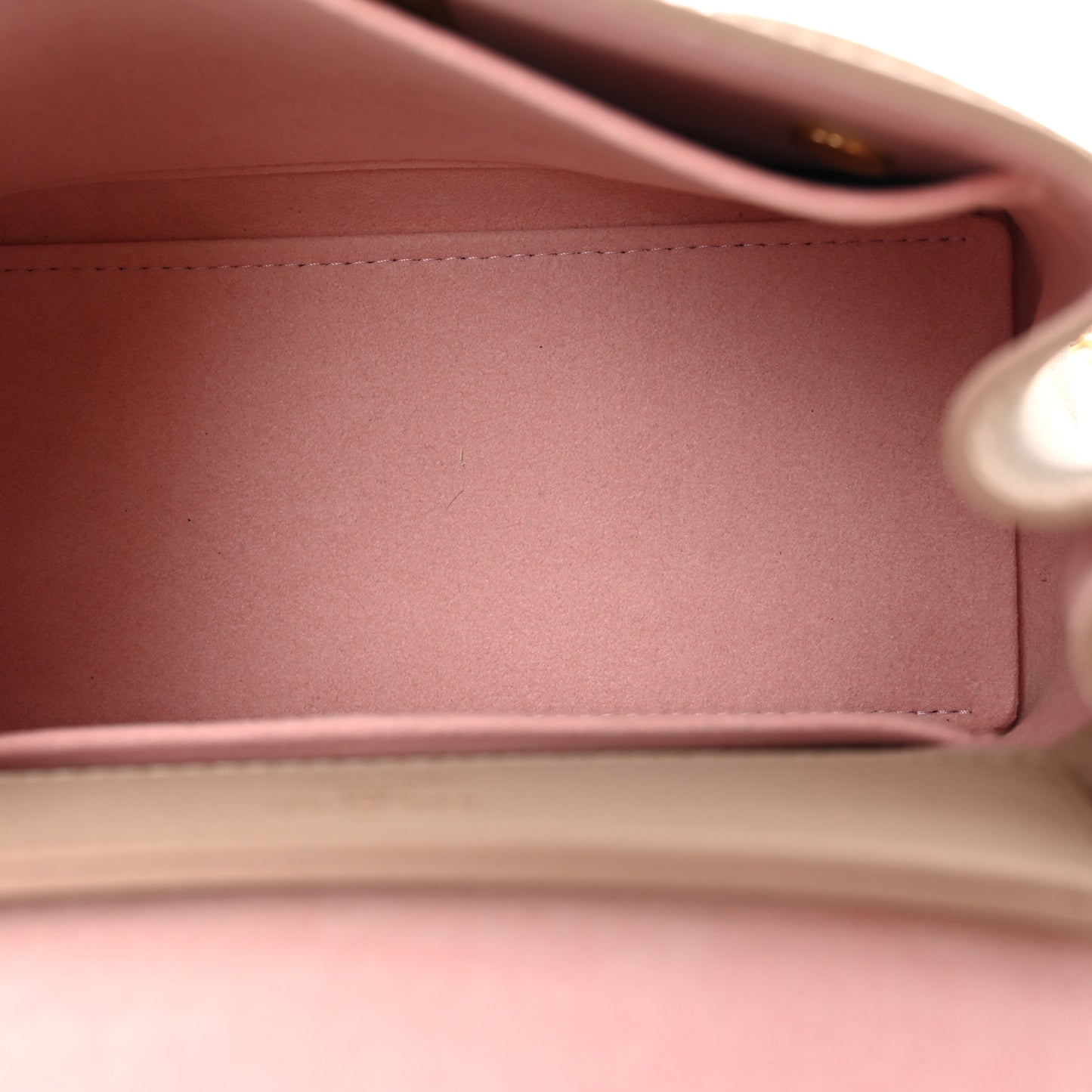 Soft Calfskin Mini Lockme Ever Greige