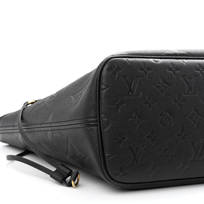 Louis Vuitton Empreinte Monogram Giant Neverfull MM Black 8 of 9
