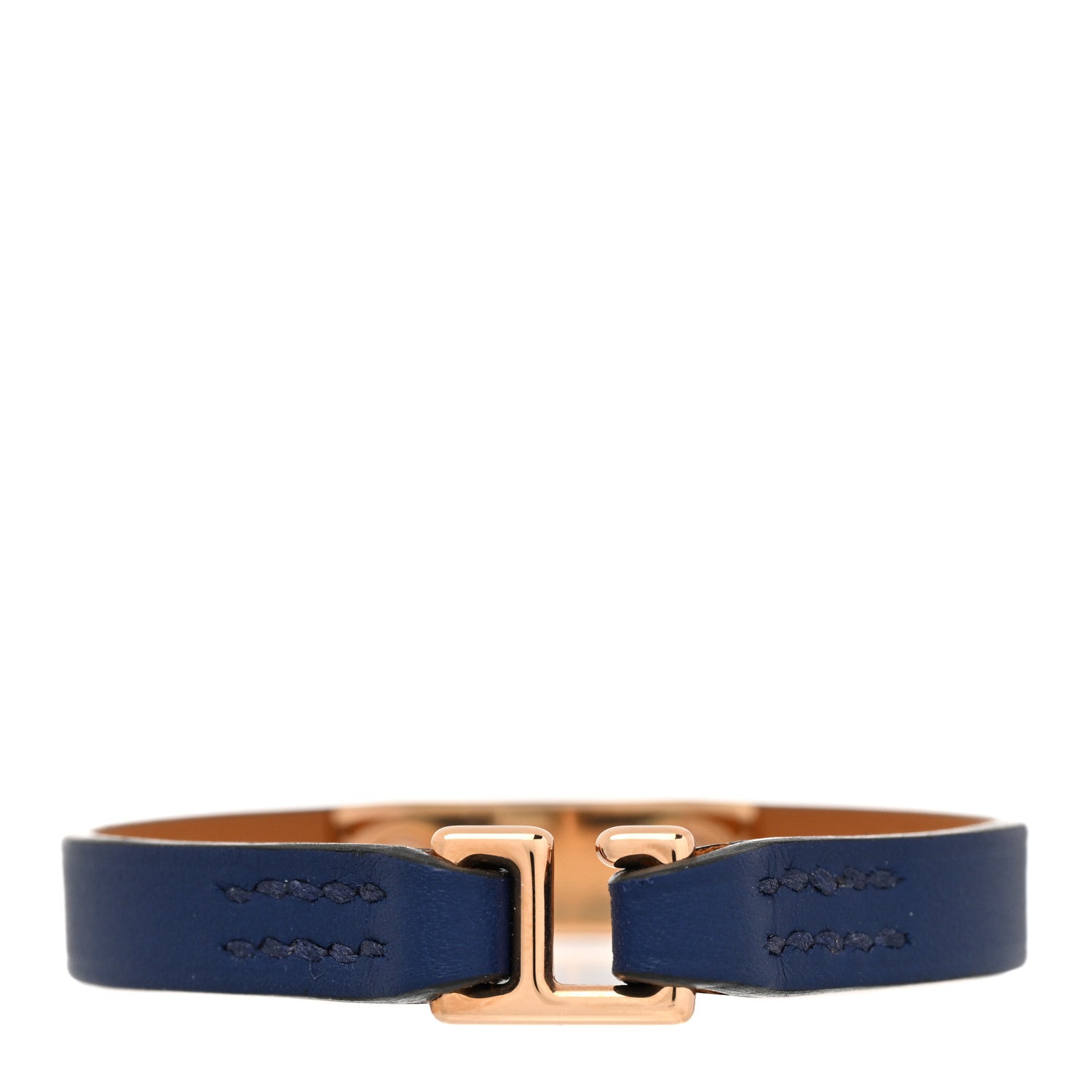 Hermes Swift Micro Rivale Bracelet T2 Bleu Saphir 3 of 5