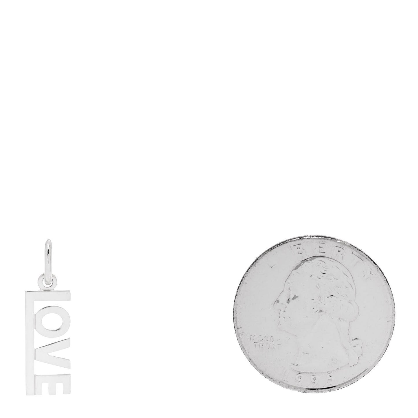 Sterling Silver LOVE Charm