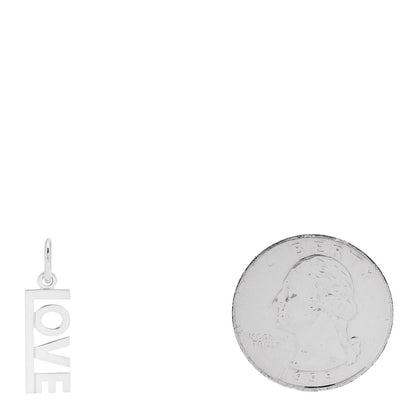 Tiffany Sterling Silver LOVE Charm 2 of 4