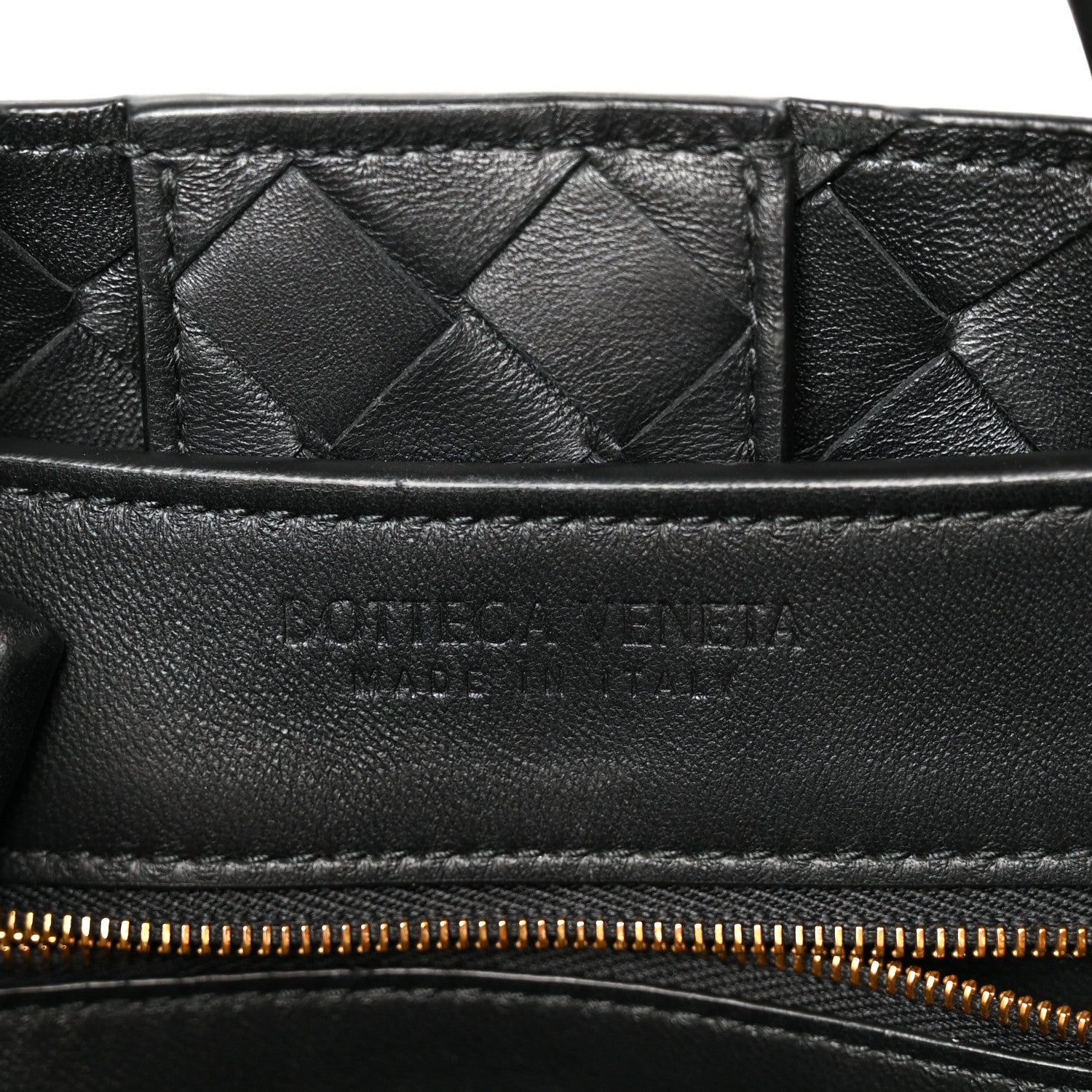 Bottega Veneta Nappa Intrecciato Medium Andiamo Shoulder Bag Black 6 of 9