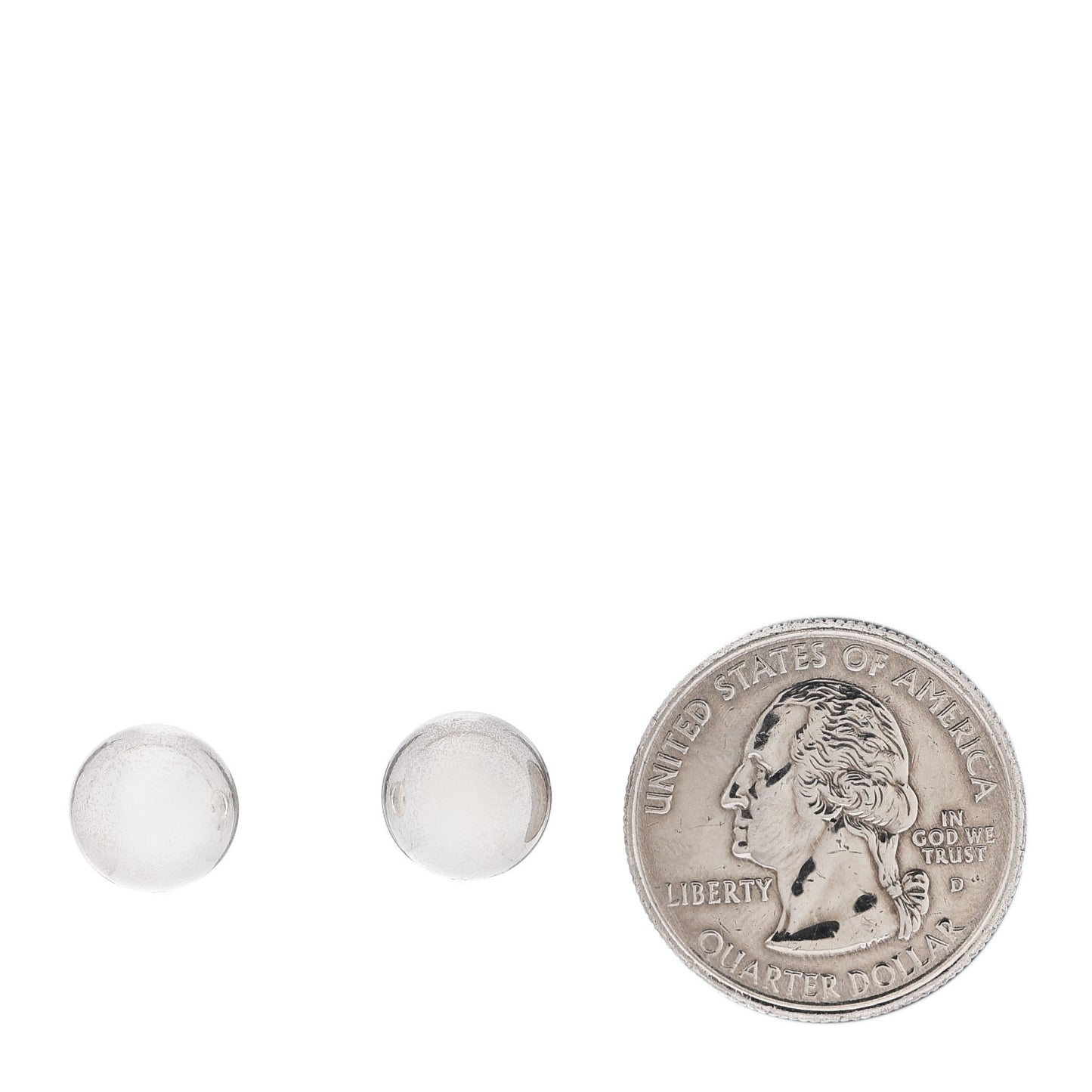 Sterling Silver 10mm HardWear Ball Earrings