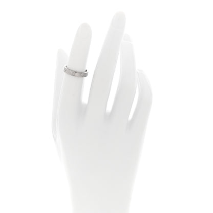 Cartier 18K White Gold 3.5mm LOVE Wedding Band Ring 48 4.5 2 of 5