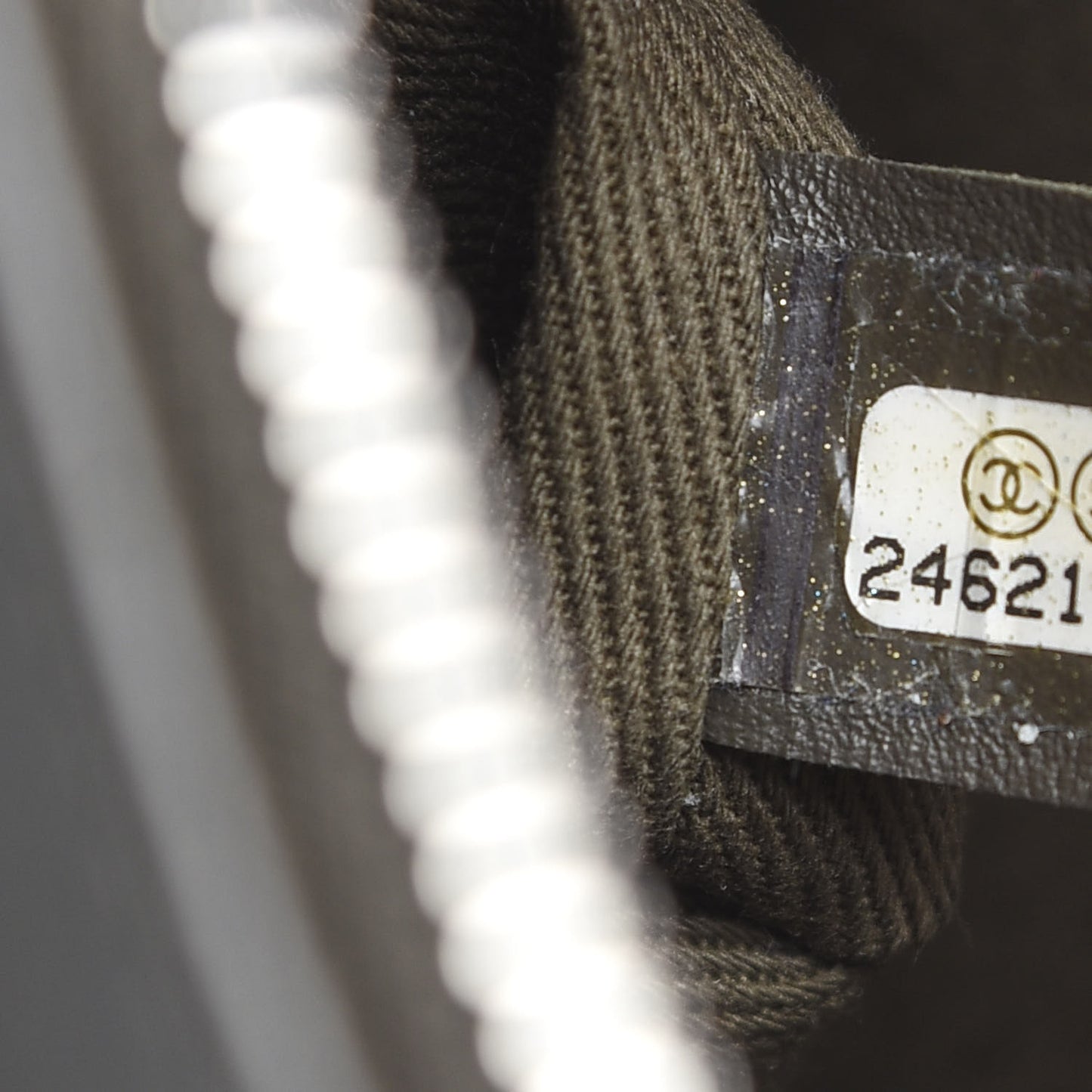 Lambskin Quilted Crossbody Grey