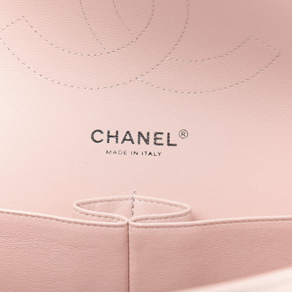 Chanel Patent Quilted Jumbo Double Flap Light Pink 6 of 12