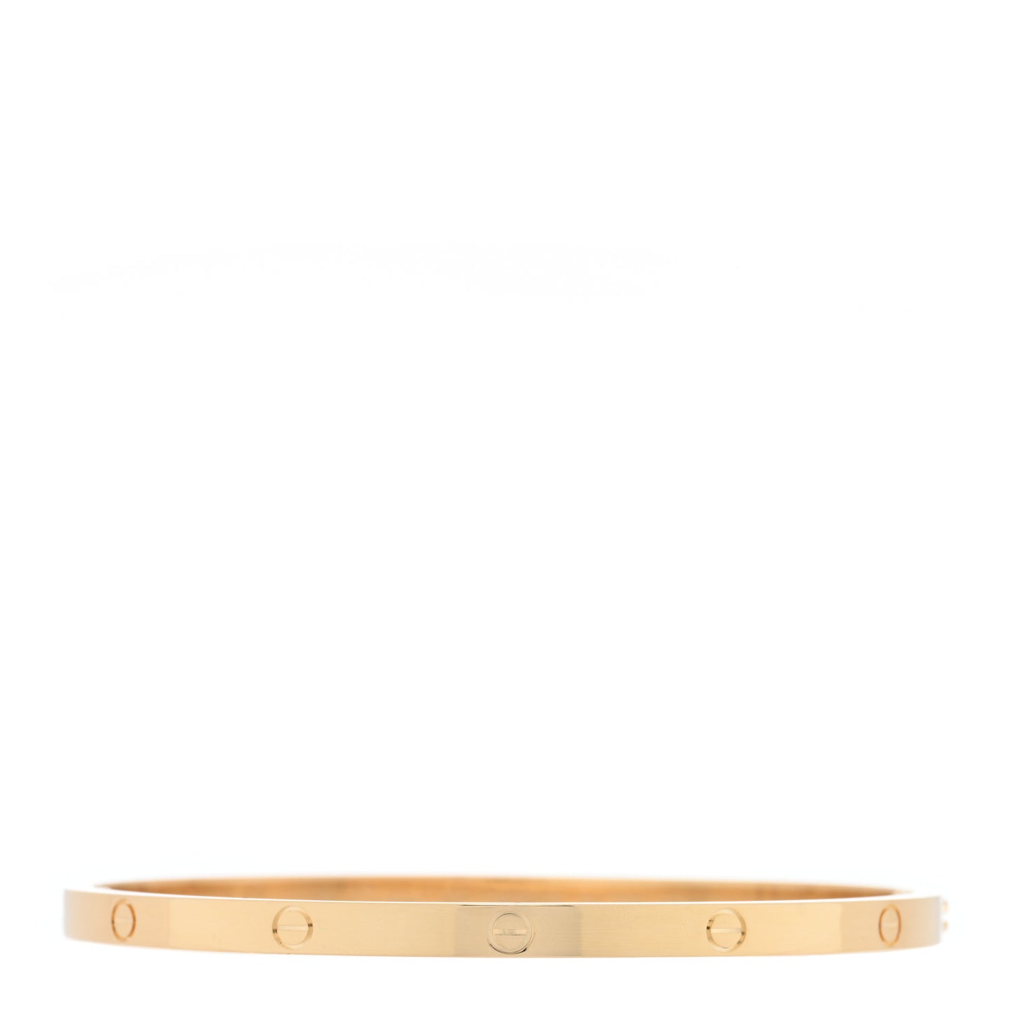 18K Yellow Gold Small LOVE Bracelet 17