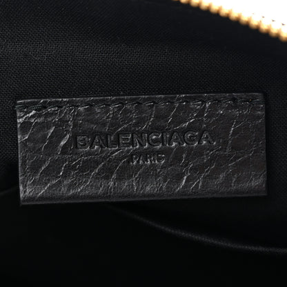 Balenciaga Agneau Giant 12 Gold Hardware Pouch Clutch Black 6 of 7