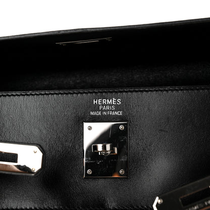 Hermes Box Toile Lakis Kelly 35 Black 6 of 10