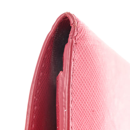 Prada Saffiano Card Holder Peonia 8 of 8