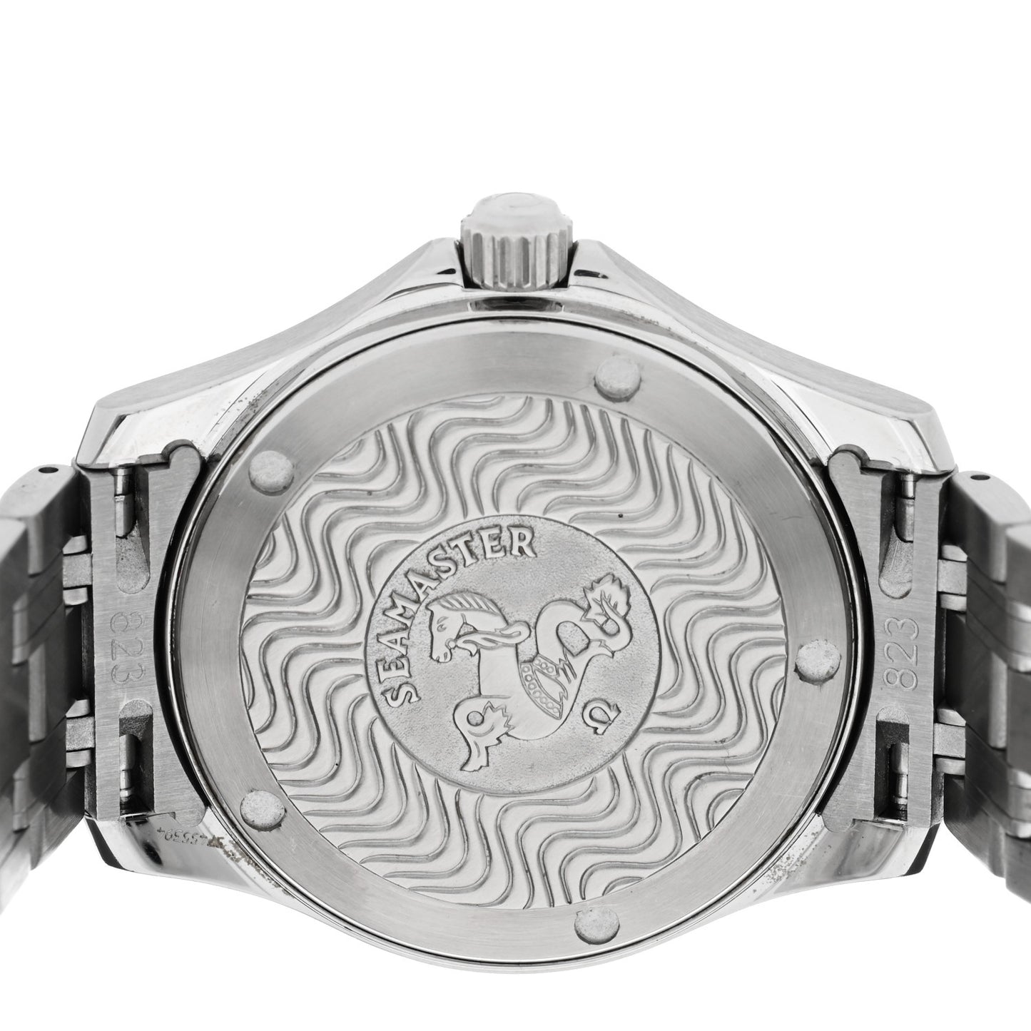Stainless Steel 36mm Seamaster 120M Quartz Watch Blue 2511.81