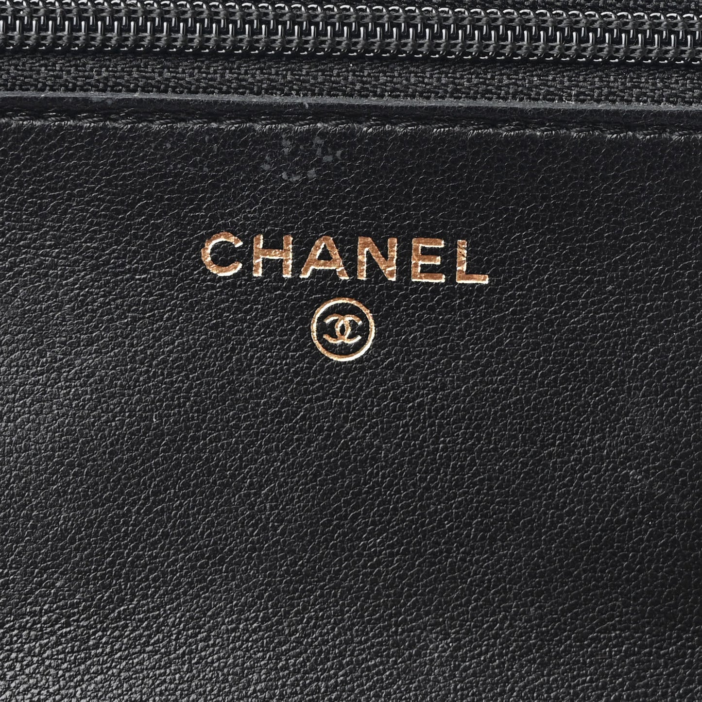 Lambskin Quilted Chanel 19 Wallet On Chain WOC Black