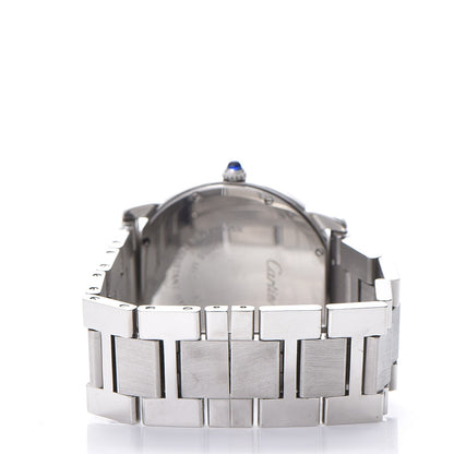 Cartier Stainless Steel 36mm Ronde Solo Quartz Watch 4 of 9