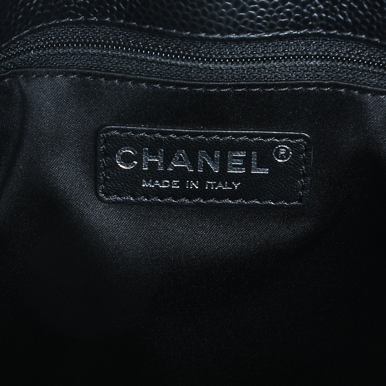 Chanel Caviar Quilted Petit Shopping Tote PST Black 6 of 7