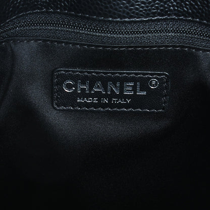 Chanel Caviar Quilted Petit Shopping Tote PST Black 6 of 7