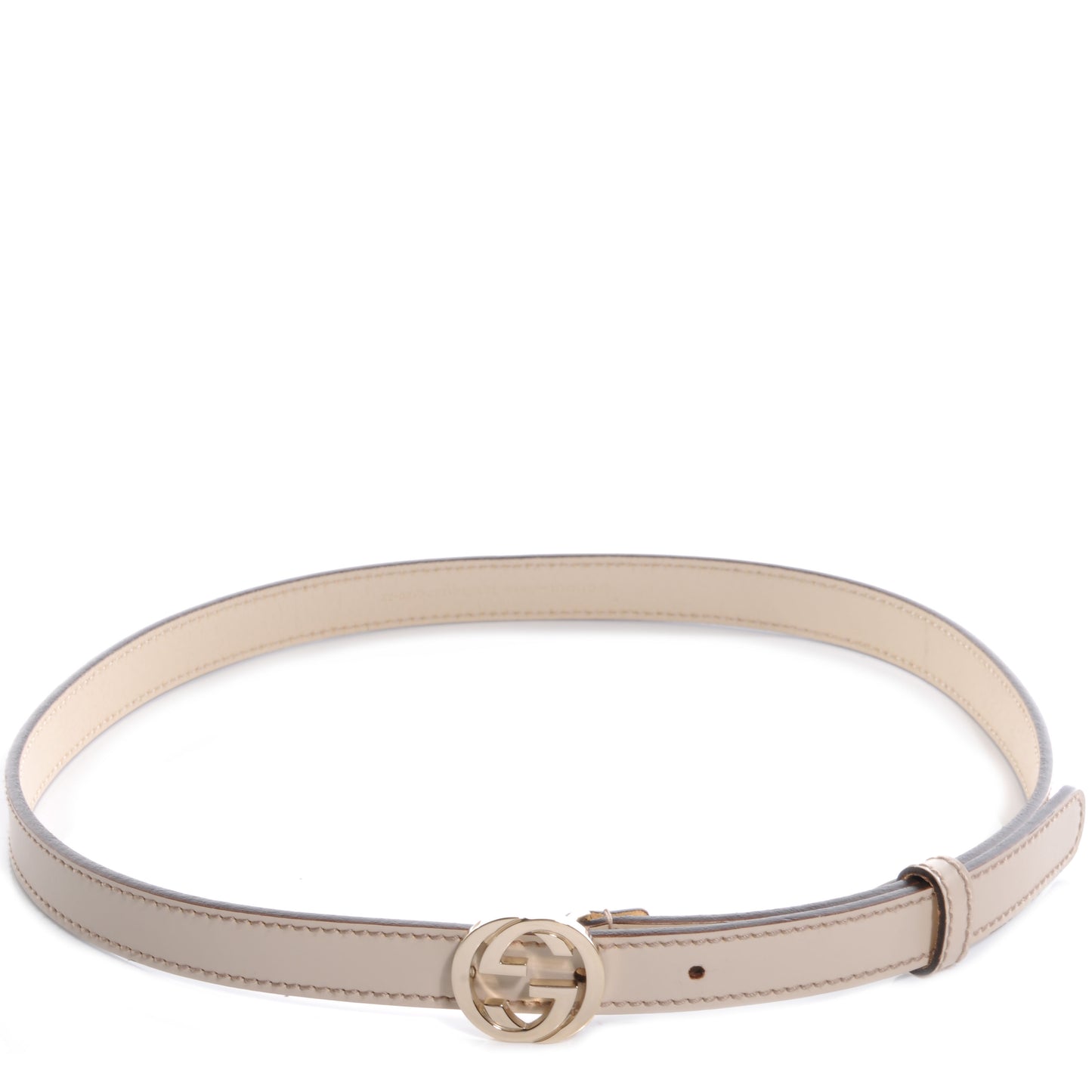 Leather GG Belt 80 32 Off White