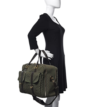 Louis Vuitton Mini Monogram Claudine Kaki TST 3 of 16
