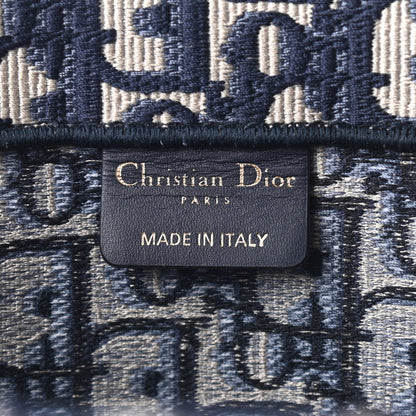 Christian Dior Oblique Medium Book Tote Blue Multicolor 6 of 9