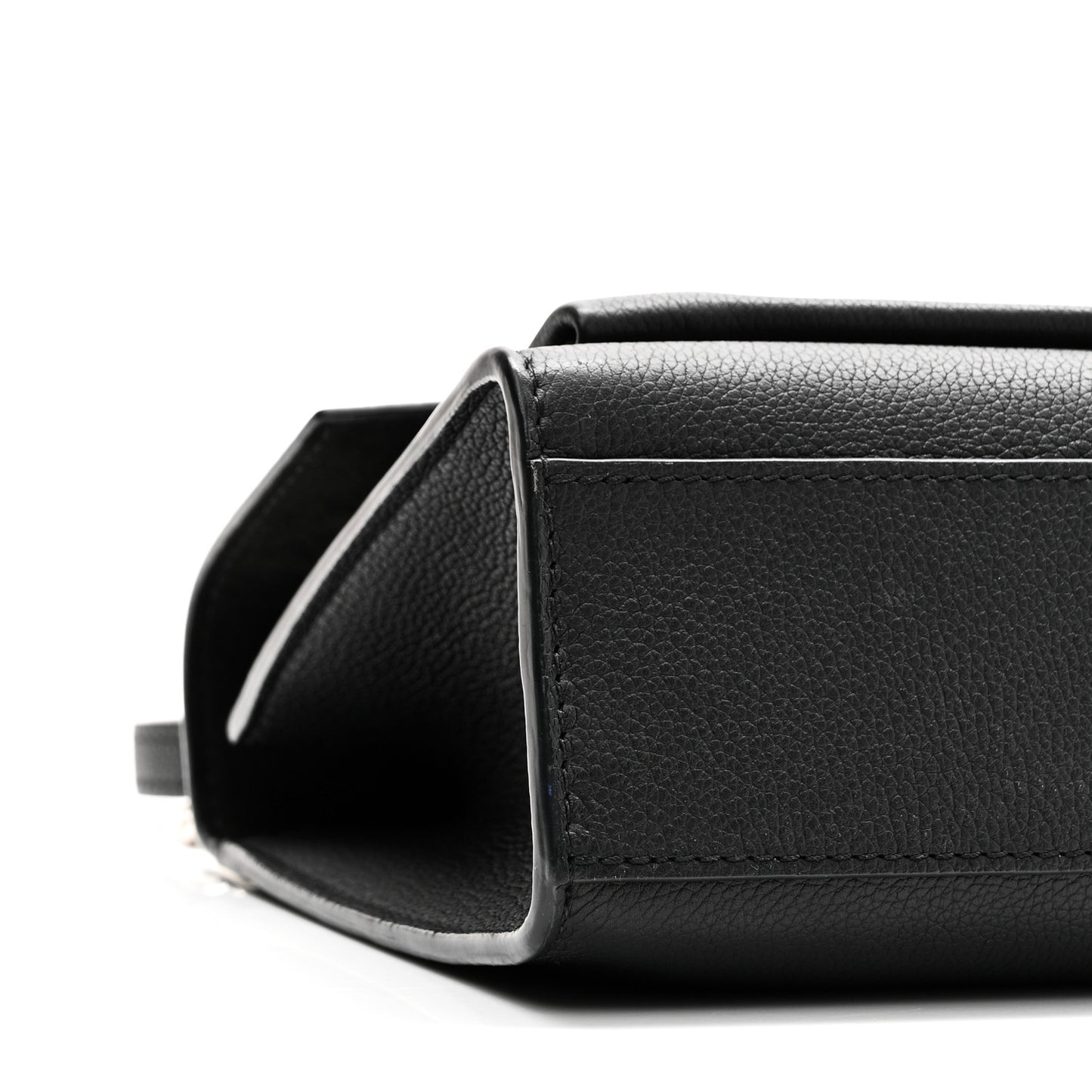 Soft Calfskin My Lockme Chain Bag BB Black