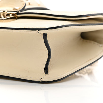 Valentino Garavani Vitello Mini Glam Lock Rockstud Flap White 9 of 18