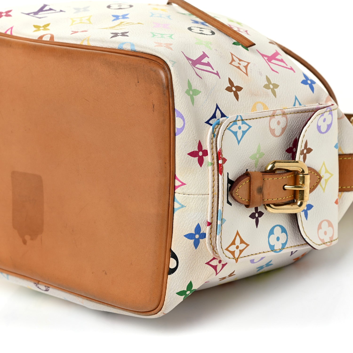 Louis Vuitton Monogram Multicolor Petit Noe White 9 of 26