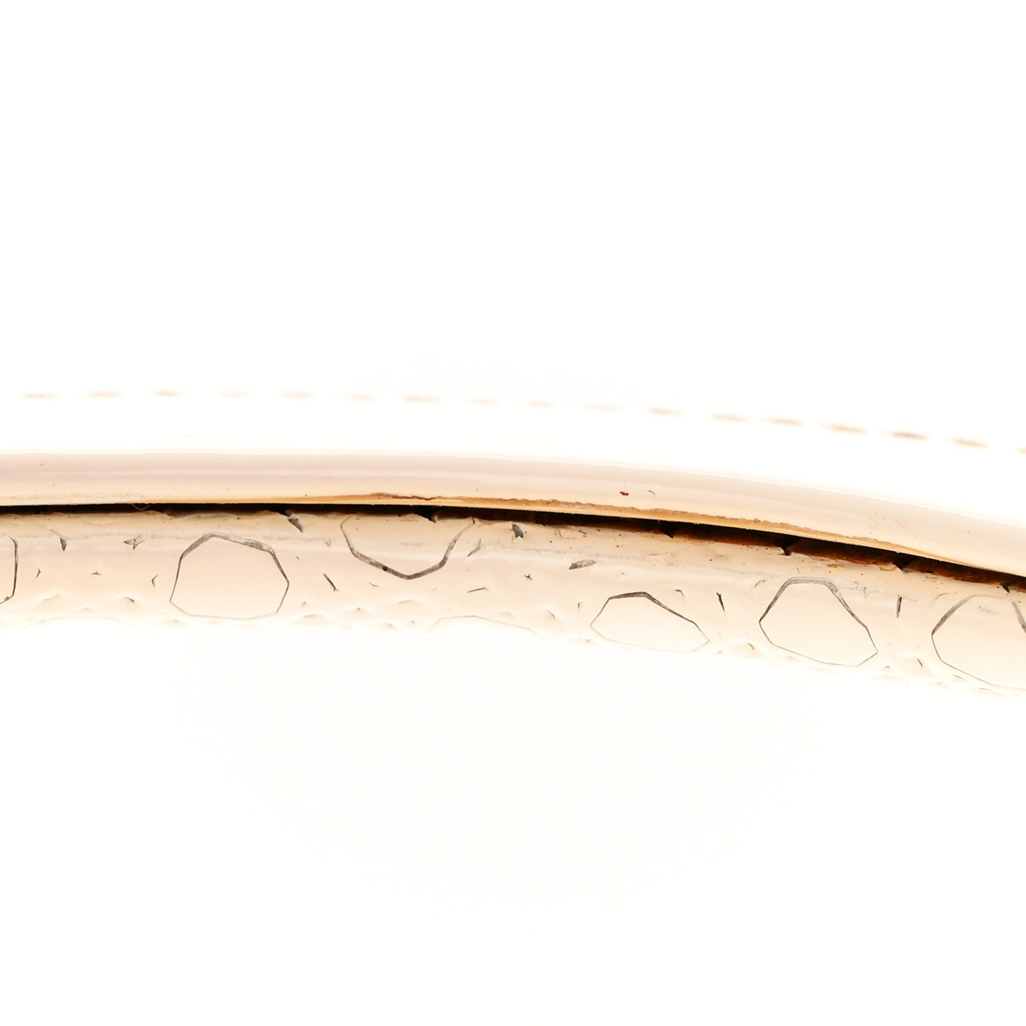 Patent Micro-Cannage Medium Lady Dior White