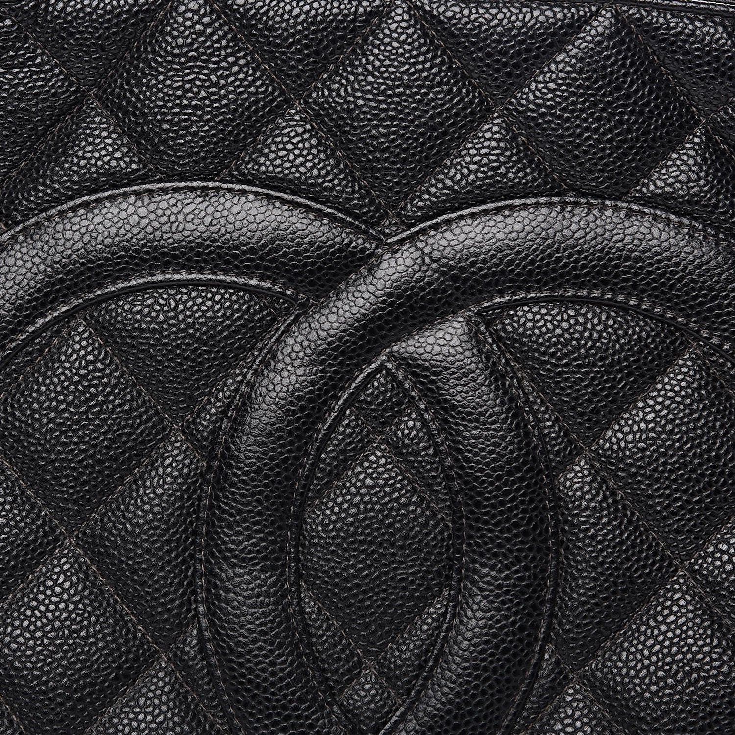Chanel Caviar Quilted Medallion Tote Black 14 of 15