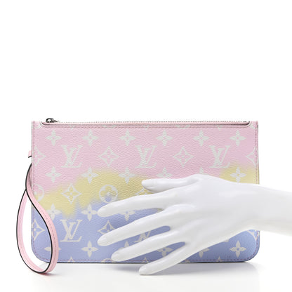 Louis Vuitton Monogram Escale Neverfull MM GM Pochette Pastel 2 of 8