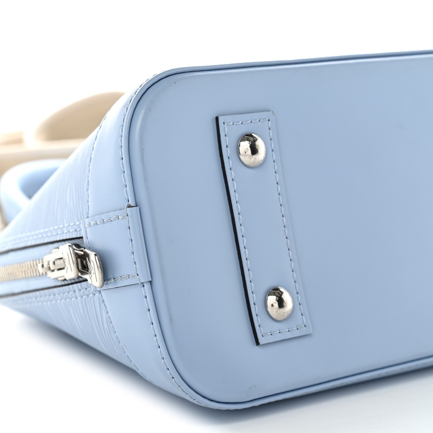 Louis Vuitton Epi Jacquard Alma BB Bleu Nuage 9 of 10