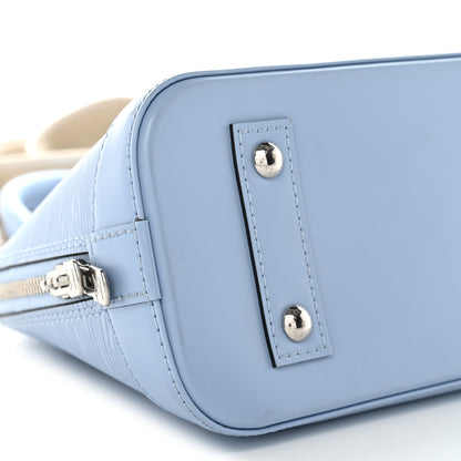 Louis Vuitton Epi Jacquard Alma BB Bleu Nuage 9 of 10