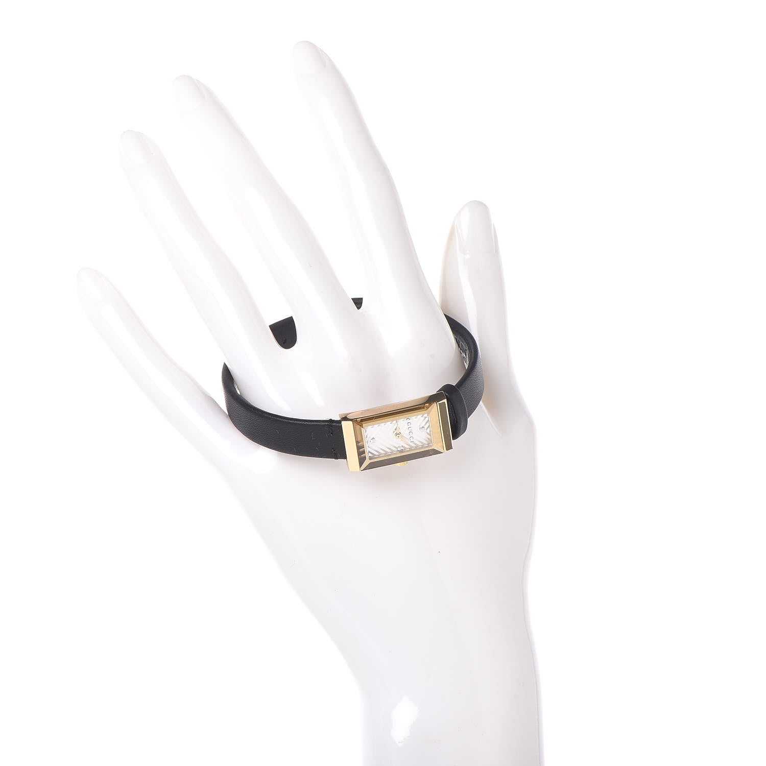 Gucci Stainless Steel Calfskin 14mm G-Frame Quartz Watch 2 of 8