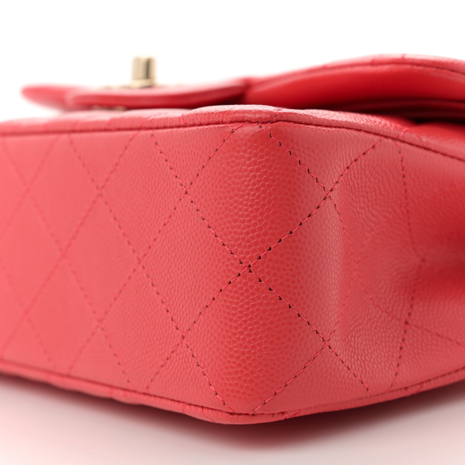 Chanel Caviar Quilted Small Double Flap Red 10 of 10