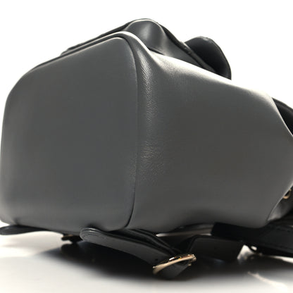 Chanel Lambskin Quilted Small Duma Drawstring Backpack Grey 10 of 11