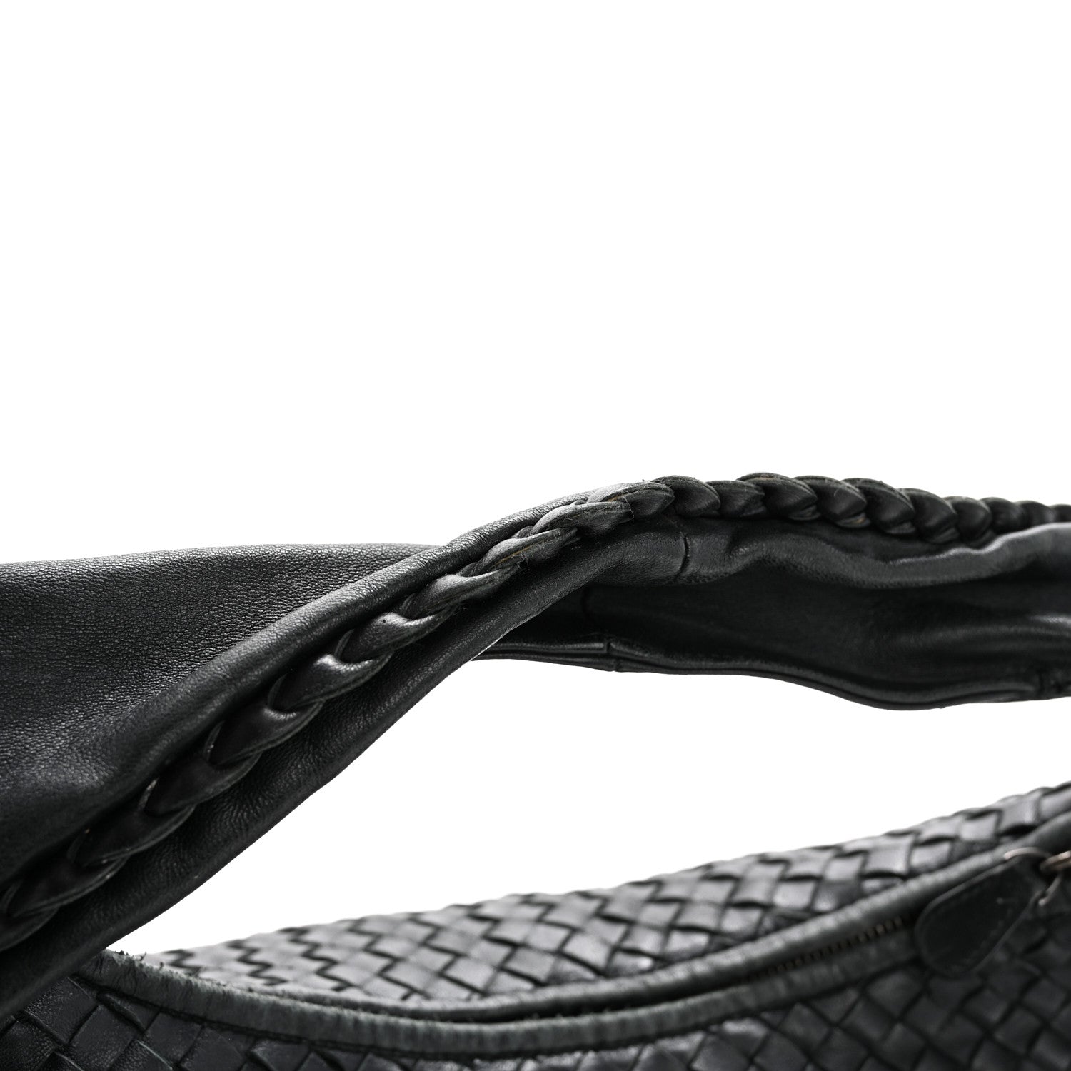Bottega Veneta Nappa Intrecciato Large Belly Veneta Hobo Black 14 of 15