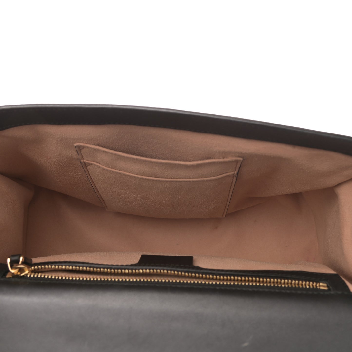GG Supreme Monogram Bees Medium Padlock Shoulder Bag Beige Oro Black